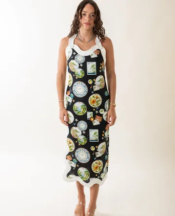 Aje Paloma Utility Midi Dress Green Size 16