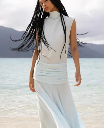 aje soundscape maxi dress sea breeze Aje | Dresses | Aje Soundscape Maxi Sea Breeze