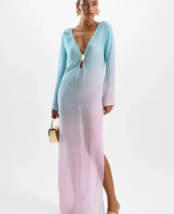 Zimmermann Tama Layered Mini Dress Multi Size 0