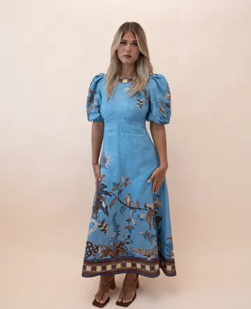 Significant Other Aleksandra Midi Dress Green Size 12