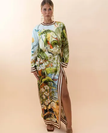 alemais hazel embroidered midi dress ALEMAIS~ Hazel embroidered midi dress main image 0