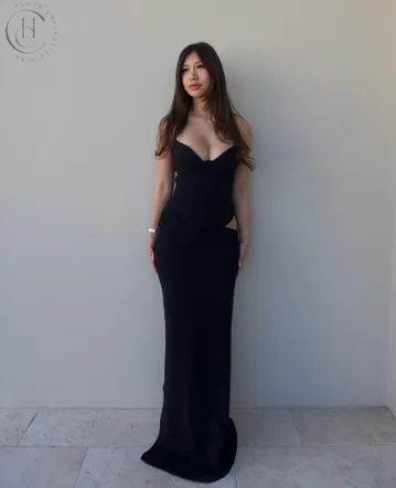 halter tiered dress Halter Tiered Maxi Dress main image 1