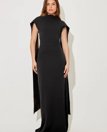 halter jersey dress Halter Maxi Jersey Dress 2 main image 0