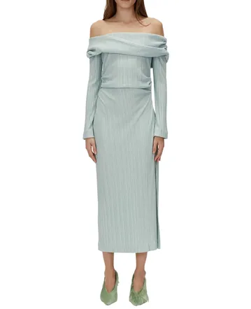 Odd Muse Ultimate Muse High Waist Square Neck Midi Dress Sage Size S, M &  XXL