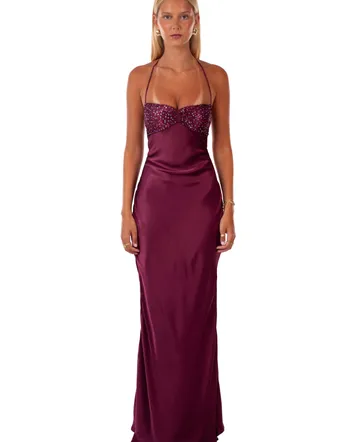 calista ombre flame maxi dress Set hearts on fire with the House of CB Calista Ombre Flame Maxi Dress in Pink! Embrace the ombre flame design for a show-stopping look that demands attention. Perfect for