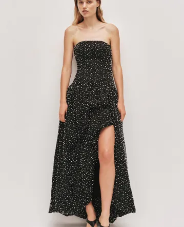 alemais airlie midi dress ALMAIS Airlie Floral Print Dress in White