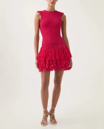 knee length dresses for ladies LEASGILL MIDI DRESS  Acler