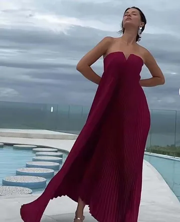 maxi dress mini MINI BOW MAXI DRESS IN DARK BROWN | CULT MIA