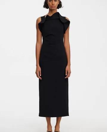 aleksandra midi dress significant other Significant Other Aleksandra Midi Dress in Green Mirage