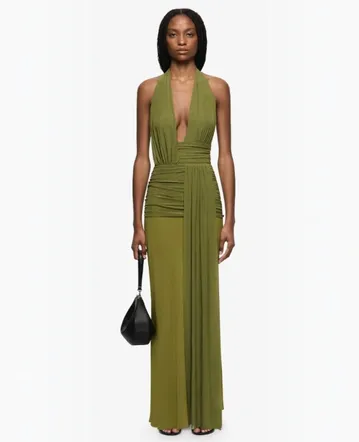 alemais elisabetta ruffle midi dress Elisabetta Ruffle Midi Dress