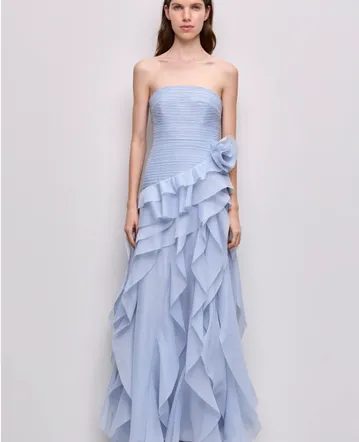 Aje Soundscape Maxi Dress Sea Breeze Blue Size 6, 8 & 10