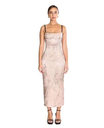 realisation par the marie silk midi dress REALISATION PAR  Marie Silk Midi Dress || HIRE: $110 || In Size XS (6)