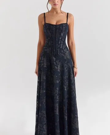 knee length dresses for ladies Leo Lin | Bianca Short Sleeve Midi Dress main image 0