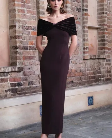 Aje Casa Puff Sleeve Midi Dress Black Size 16