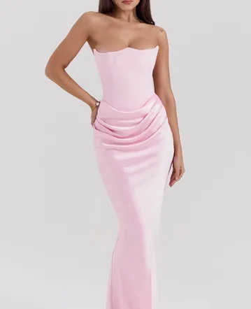 Odd Muse The Ultimate Muse Halter Neck Maxi Dress Buttercream