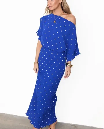 Alemais Anouk Tank Midi Dress Blue Size 14