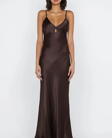 Acler Mahina Midi Dress Plum Size 8