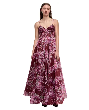 Zimmermann Lucky Picnic Maxi Dress Blue Size 2 Zimmermann Lucky Picnic Maxi Dress Blue Size 2