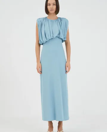 Aje Hybrid Midi Dress Pink Size 14