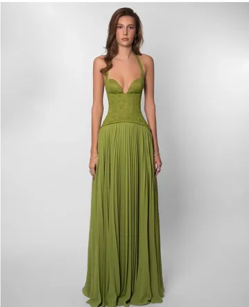 Alexis Sunniva Maxi Dress Sage Green XS / AU 6