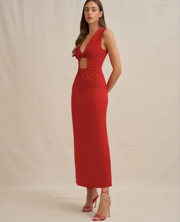 Acler Sandgate Midi Dress Green Size 8, 10 & 12