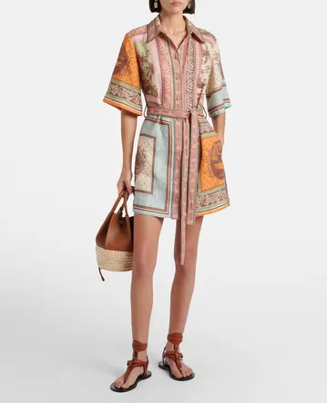 Zimmermann Halliday Scallop Midi Dress Cream Size 3 Zimmermann Halliday Scallop Midi Dress Cream Size 3