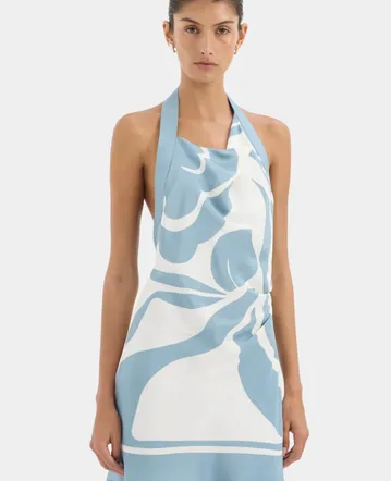 Odd Muse Ultimate Muse Halter Neck Midi White Size XS Odd Muse Ultimate Muse Halter Neck Midi White Size XS