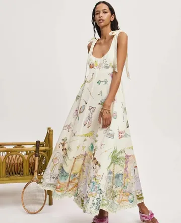 floral midi dress with pockets Madeline Women Floral Midi Dress Small