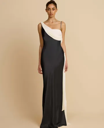 aje astrid pleat panel midi dress Aje - Astrid Pleat Panel Midi Dress Lemon Yellow