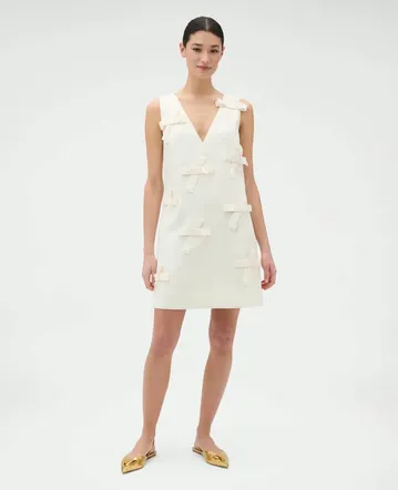 white christmas dresses Laced utility corset dress – BeyondYourWardobe main image 0