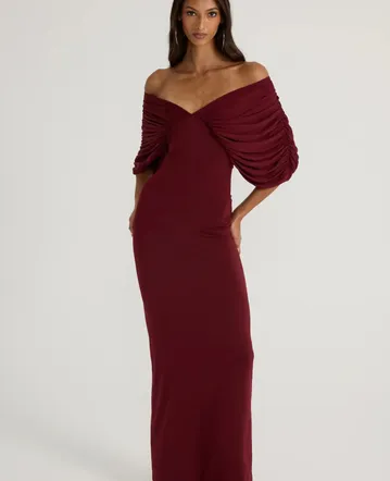 janhvi maxi dress in hot pink nbd NBD Janhvi Maxi Dress Hot Pink Size XS