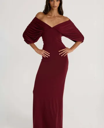 abrielle lace maxi dress Long Sleeve Lace Maxi Dress