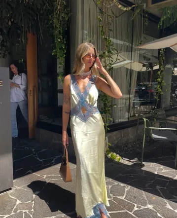 aje simone dress White WMIYHire Aje Simone Mini Dress Orange