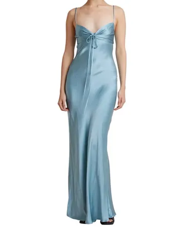 oyster draped strapless corset dress House Of CB JASMINE Oyster DRAPED CORSET DRESS Size XS - $240