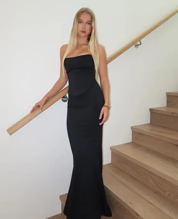 Aje Daisy Maxi Dress Black Size S