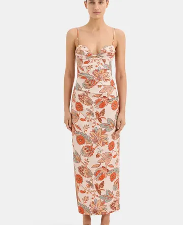 Acler Sandgate Midi Dress Green Size 8, 10 & 12 Acler Sandgate Midi Dress Green Size 8, 10 & 12