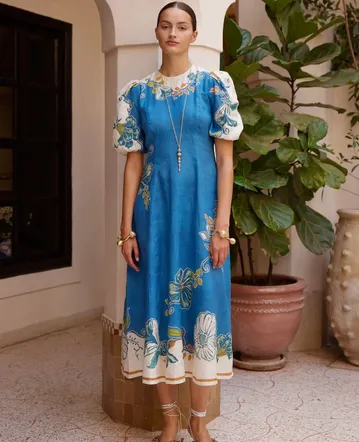 fitted lace wedding dress Moon Dance Long Sleeve Maxi Dress
