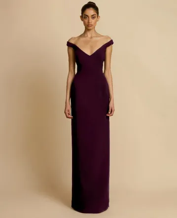 calla seapearl embellished maxi dress Clothing : Maxi Dresses: 'Calla' Champagne Pearl Maxi Dress